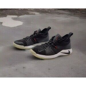 Nike PG 2 Taurus Black Solar Red Boys Size 7Y Basketball Shoes 943820-003 Paul G